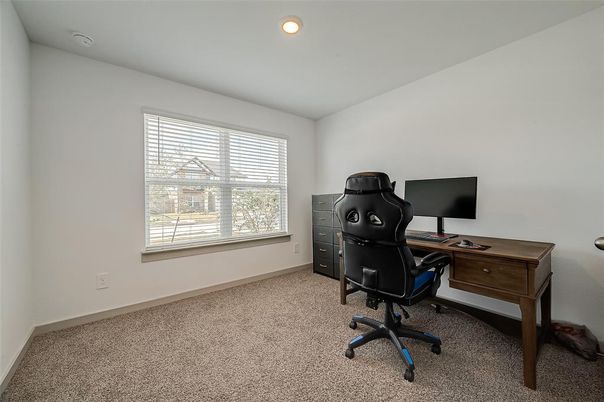 Home Office, Interior, Recessed Lighting