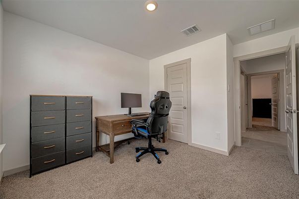 Home Office, Interior, Recessed Lighting