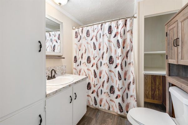 Bathroom, Interior, Wood Texture Flooring