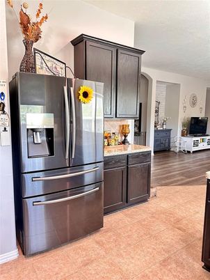 Interior, Kitchen, Wood Texture Flooring