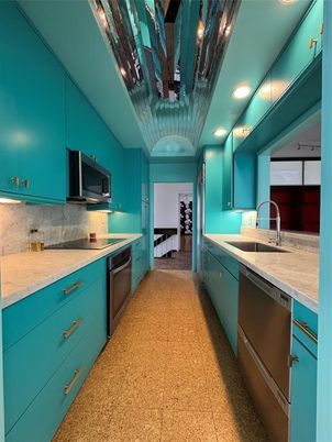 Interior, Kitchen, Recessed Lighting, Stainless Steel Appliances