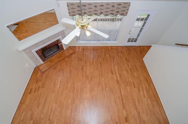 Fireplace, Interior, Wood Texture Flooring