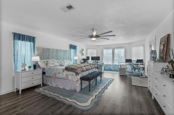 Bedroom, Interior, Wood Texture Flooring