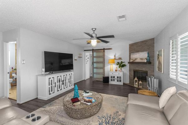 Fireplace, Interior, Living room, Wood Texture Flooring