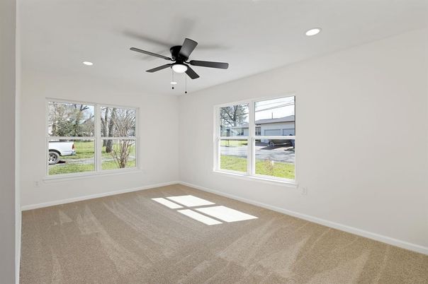 Empty room, Interior, Recessed Lighting