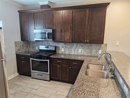 Interior, Kitchen, Wood Texture Flooring