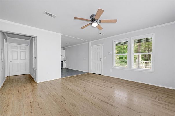 Empty room, Interior, Wood Texture Flooring