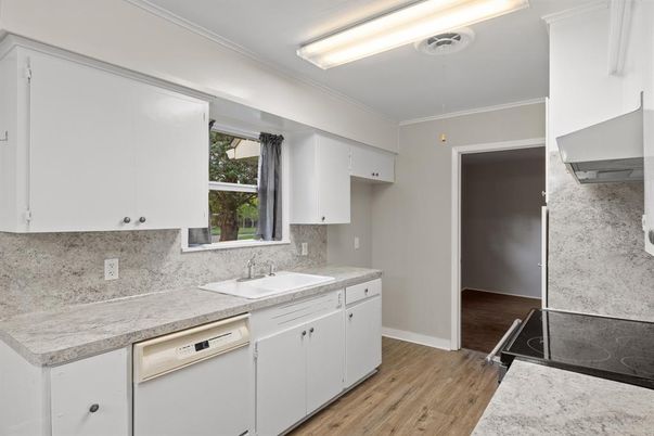 Interior, Kitchen, Wood Texture Flooring