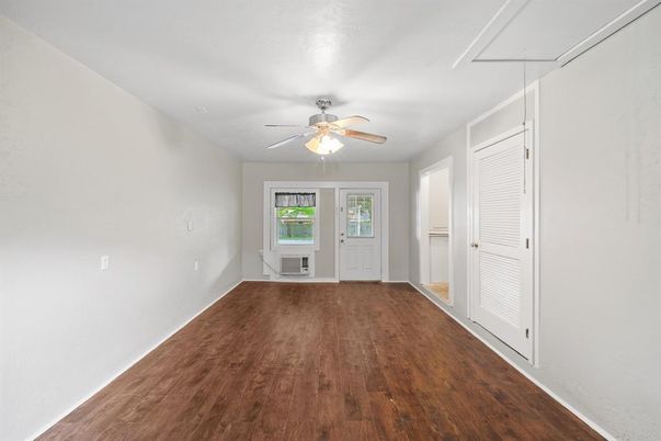 Empty room, Fireplace, Interior, Wood Texture Flooring