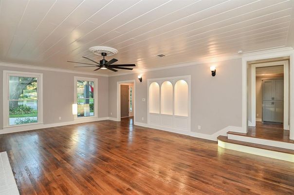Empty room, Interior, Wood Texture Flooring