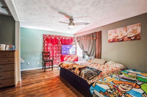 Bedroom, Interior, Wood Texture Flooring