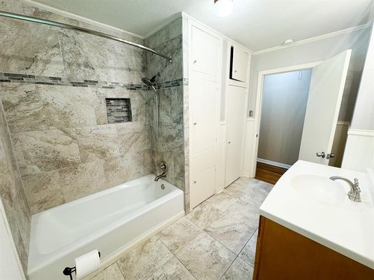 Bathroom, Interior, Marble Walls