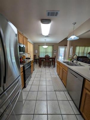 Dining room, Interior, Kitchen, Pendant Lights