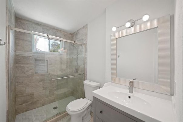 Bathroom, Glass Shower, Interior