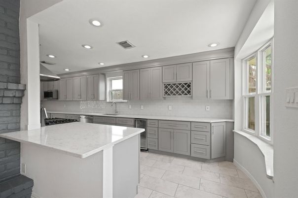 Interior, Kitchen, Recessed Lighting, Stainless Steel Appliances