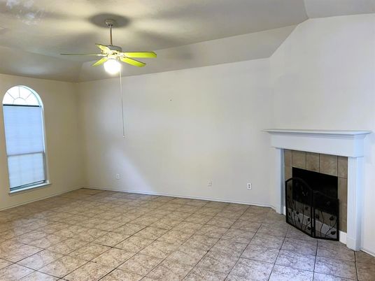 Empty room, Fireplace, Interior