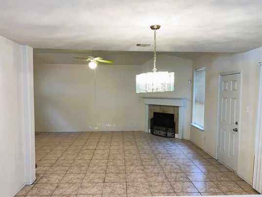 Chandelier, Empty room, Fireplace, Interior, Pendant Lights