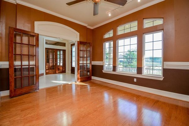 Empty room, Interior, Wood Texture Flooring