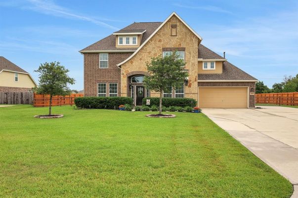 Attached, Backyard, Exterior, Facade, Brick Facade, Brick Traditional