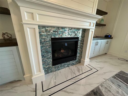 Fireplace, Interior, Marble