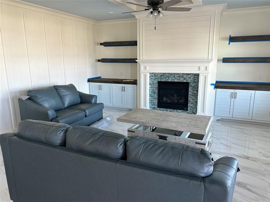 Fireplace, Interior, Living room, Marble
