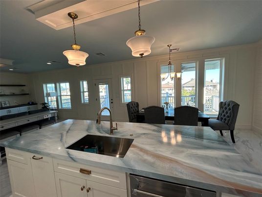 Interior, Kitchen, Pendant Lights, Recessed Lighting