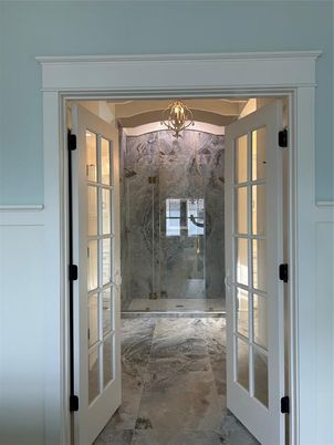 Bathroom, Glass Shower, Interior