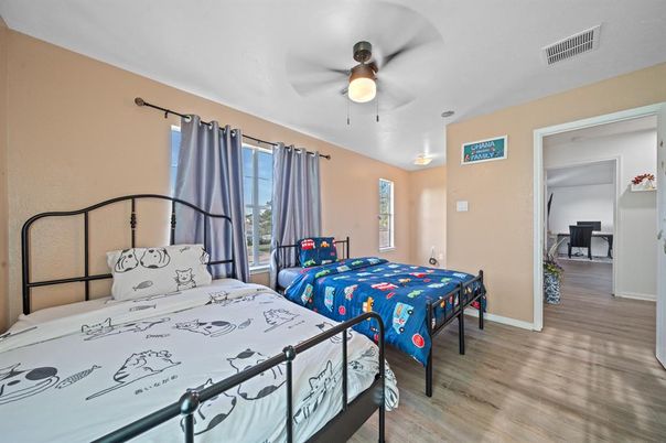Bedroom, Interior, Wood Texture Flooring