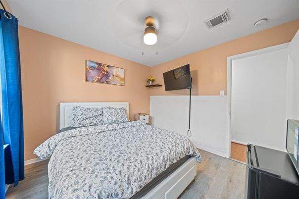 Bedroom, Interior, Wood Texture Flooring