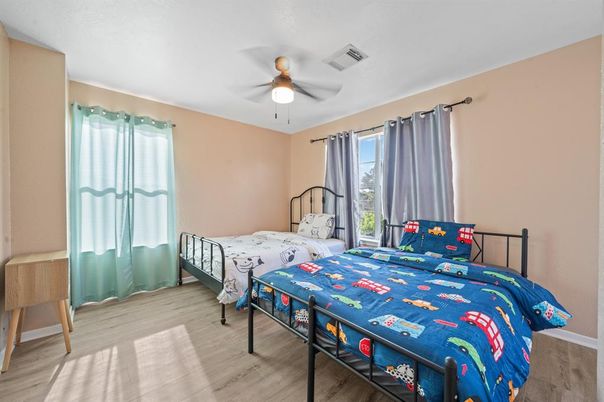 Bedroom, Interior, Wood Texture Flooring