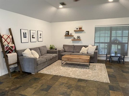 Interior, Living room, Recessed Lighting