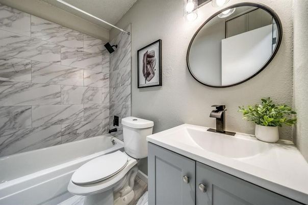 Bathroom, Interior, Marble Walls
