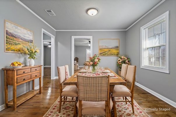 Dining room, Interior, Wood Texture Flooring