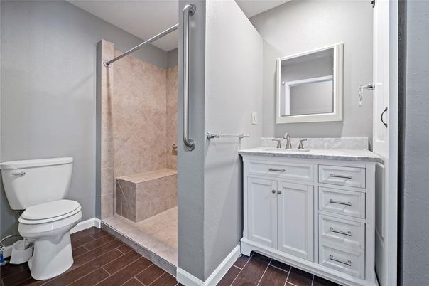 Bathroom, Interior, Wood Texture Flooring