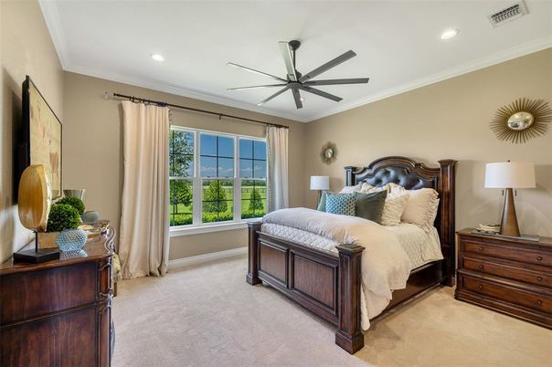 Bedroom, Interior, Recessed Lighting