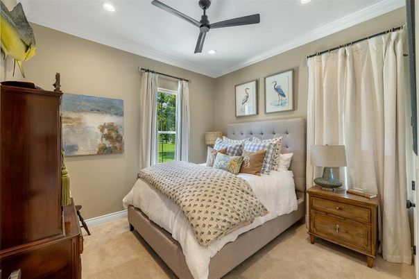 Bedroom, Interior, Recessed Lighting