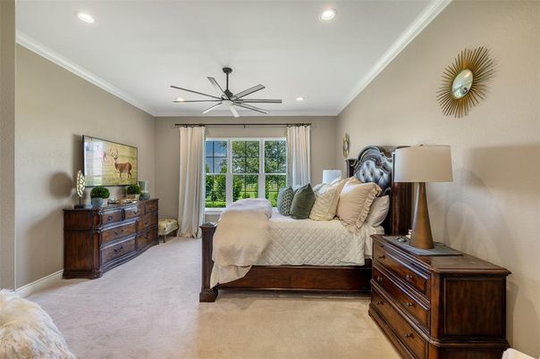 Bedroom, Interior, Recessed Lighting