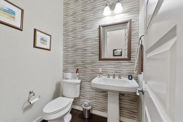 Bathroom, Interior, Wood Texture Flooring