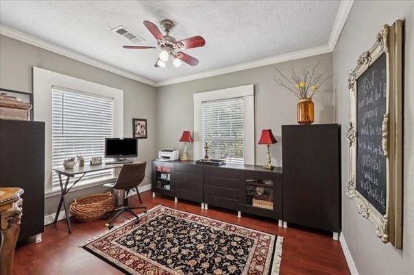 Home Office, Interior, Wood Texture Flooring