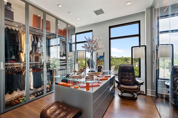 Interior, Recessed Lighting, Walk-in Closets, Wood Texture Flooring