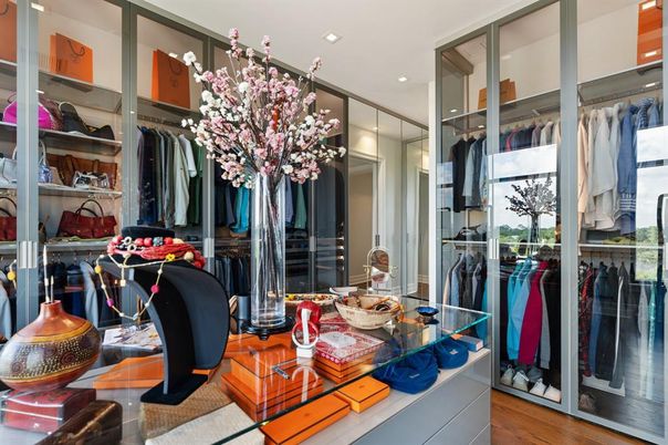 Interior, Recessed Lighting, Walk-in Closets, Wood Texture Flooring