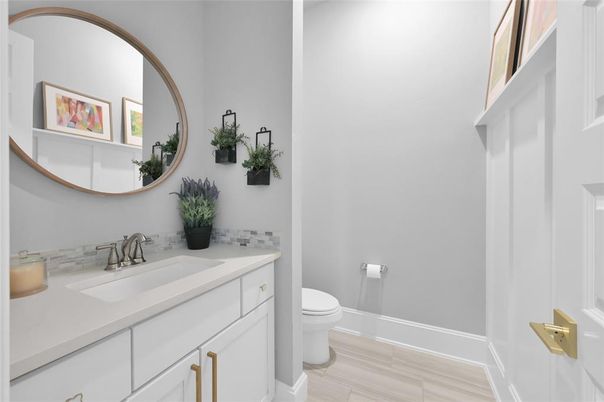 Bathroom, Interior, Wood Texture Flooring