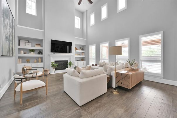 Fireplace, Interior, Living room, Wood Texture Flooring