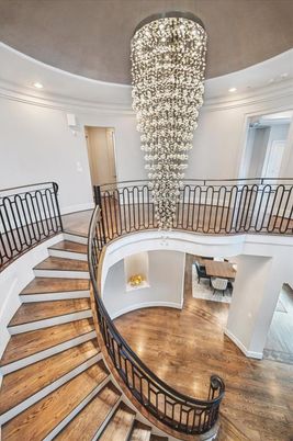 Chandelier, Interior, Recessed Lighting, Wood Texture Flooring