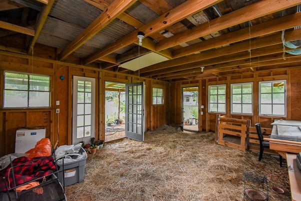 Interior, Wooden Beams, Wooden Walls
