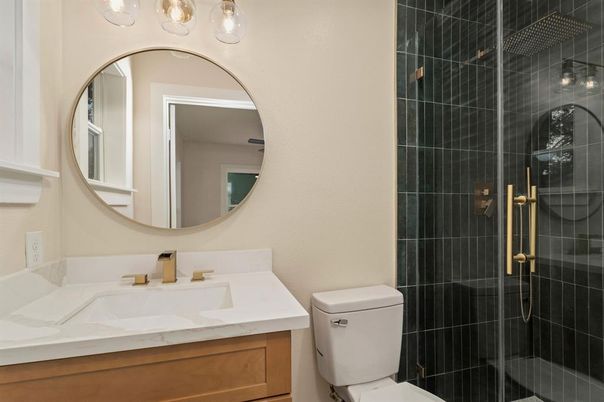 Bathroom, Glass Shower, Interior