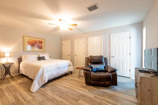 Bedroom, Interior, Wood Texture Flooring