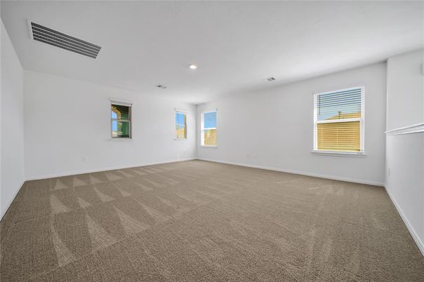Empty room, Interior, Recessed Lighting