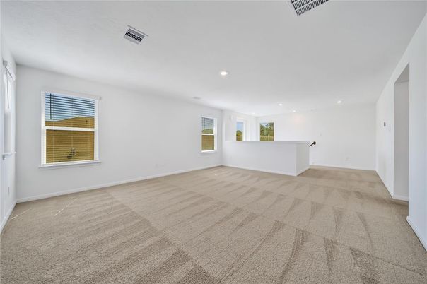 Empty room, Interior, Recessed Lighting