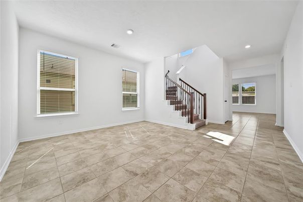 Empty room, Interior, Recessed Lighting